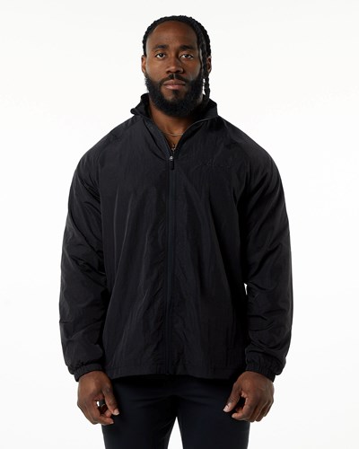 Black Alphalete All-Purpose Jacket | YPENHW170