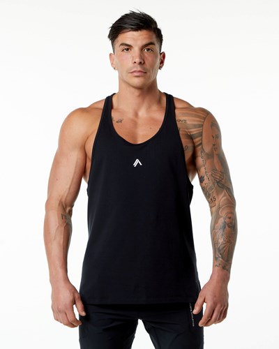 Black Alphalete Stepped Hem Stringer | WDYNVO952