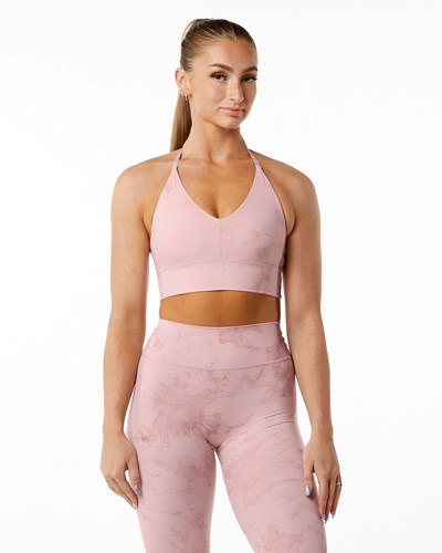 Blossom Alphalete Medium-Impact Luxury Sports Bra | WLDRXU869