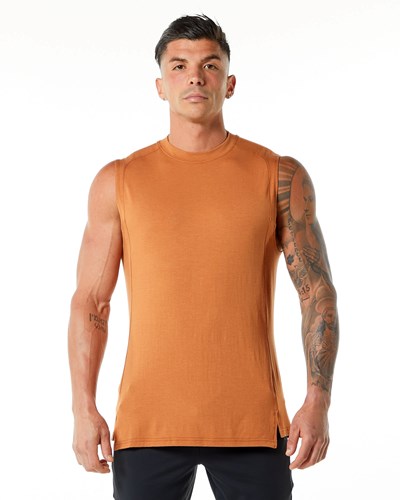 Camel Alphalete High-Neck Premium Tank | DQVRPB795