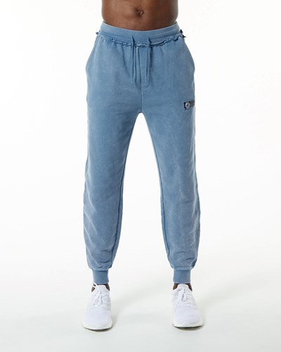 Celestial Blue Alphalete Heavyweight Washed Terry Jogger | YCHPMR405