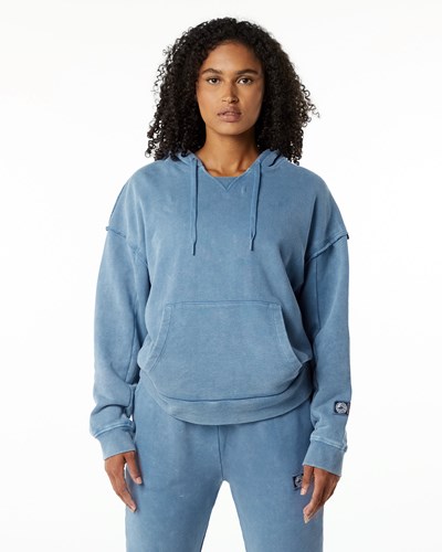 Celestial Blue Alphalete Heavyweight Washed Terry Hoodie | YTELOH290