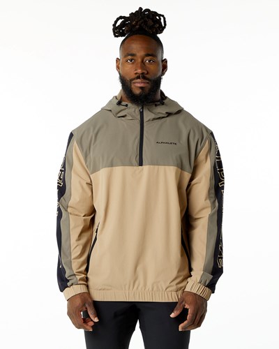 Desert Safari Alphalete Woven Performance Jacket | HEKFUB705