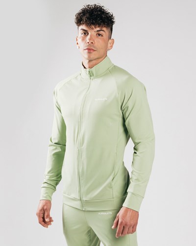 Frozen Spring Alphalete 4-Way Stretch Track Jacket | PRCOLU248