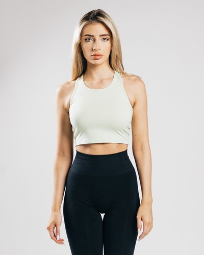 Frozen Spring Alphalete Fitted Performance Crop Tank | YUTSCJ950