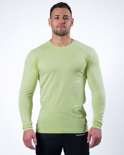 Frozen Spring Alphalete High Performance Seamless Long Sleeve Tee | TCZUSE978