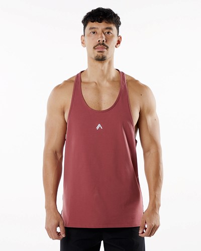 Gingerbread Alphalete Fitted Performance Stringer | UQCKIL963