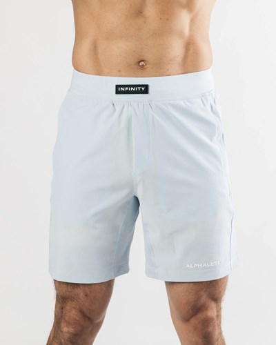 Halogen Blue Alphalete Woven 4-Way Stretch 7" Short | LRVOFG630