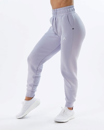 Lilac Alphalete Interlock Knit Cuffed Jogger | DBVJRS923