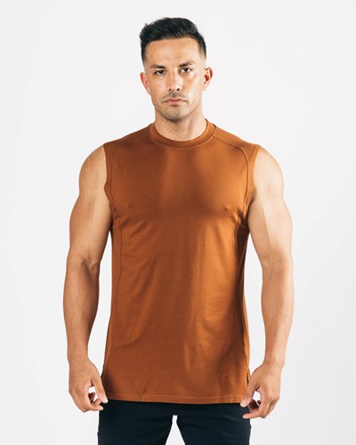 Mahogany Alphalete High-Neck Premium Cutoff | SGFEJI128