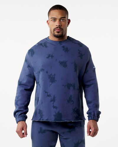 Moonlight Alphalete Washed Fleece Sweater | QGBEUH194