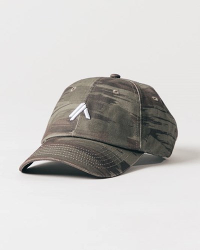 Olive Camo Alphalete Adjustable Cap | BKJWAU437