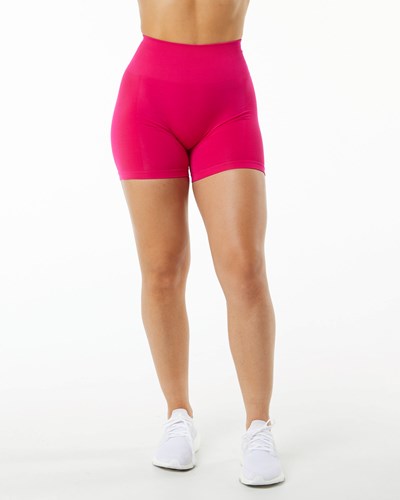 Pink Alphalete Seamless Scrunch 4.5" Short | WVRPZX267