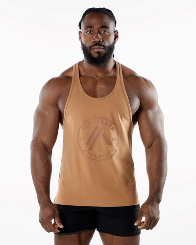 Rust Alphalete Fitted Performance Stringer | JBUSVE305