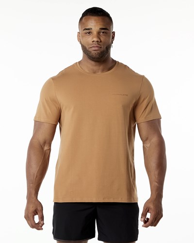 Rust Alphalete Relaxed Fit Tee | EBXACW962