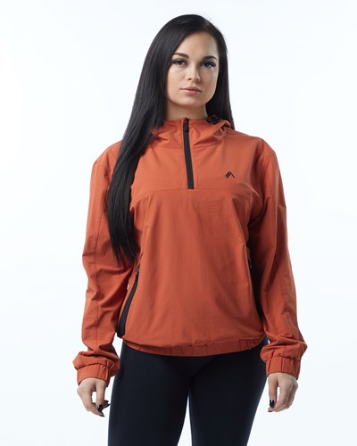 Sour Tangerine Alphalete Woven Performance Jacket | GDKQBA283