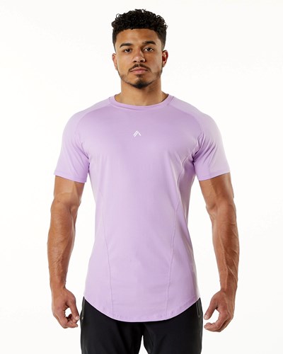 Static Lavender Alphalete High Performance Tee | VCJPAS629