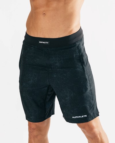 Static Noise Alphalete Woven 4-Way Stretch 9" Short | JHVOMY105