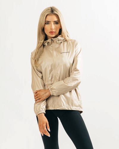 Tan Alphalete Woven Performance Jacket | UYIBRA756