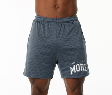 Whale Blue Alphalete Luxury Lined 4-Way Stretch Mesh Short | YKRGMI531