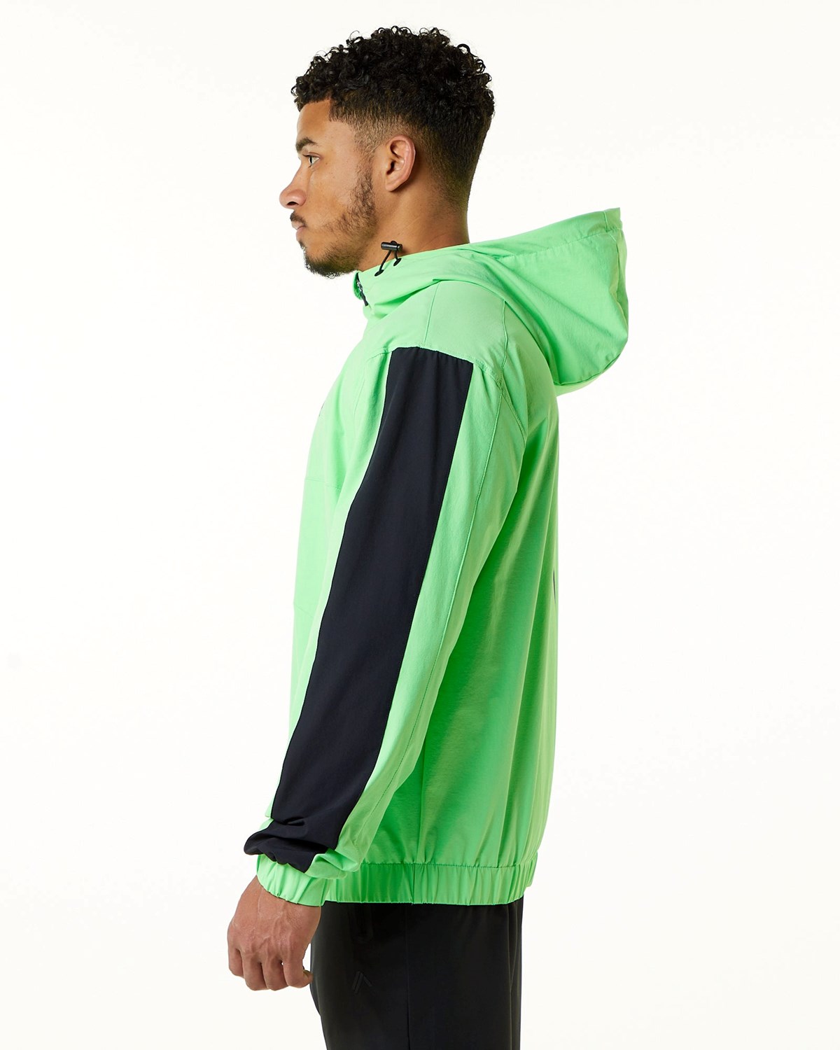 Atari Green Alphalete Woven Performance Jacket | MGKXDL601