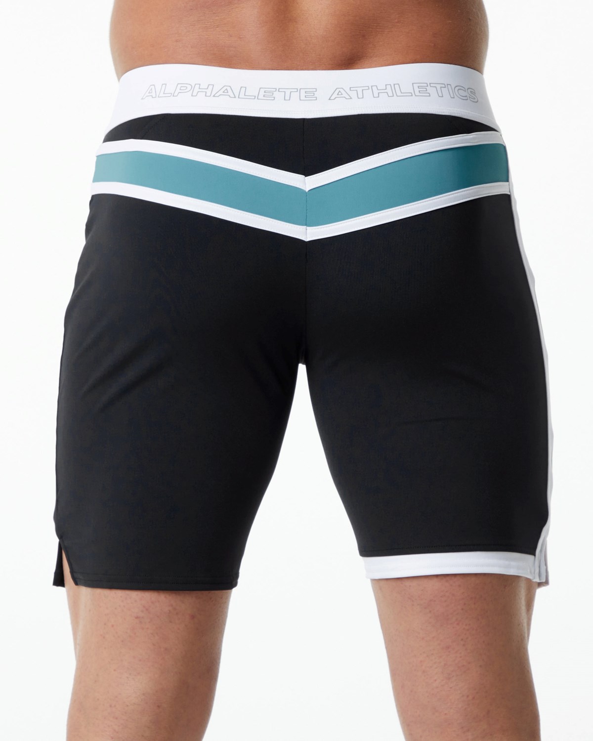 Black Alphalete Competition Board Short | YHMIZC974