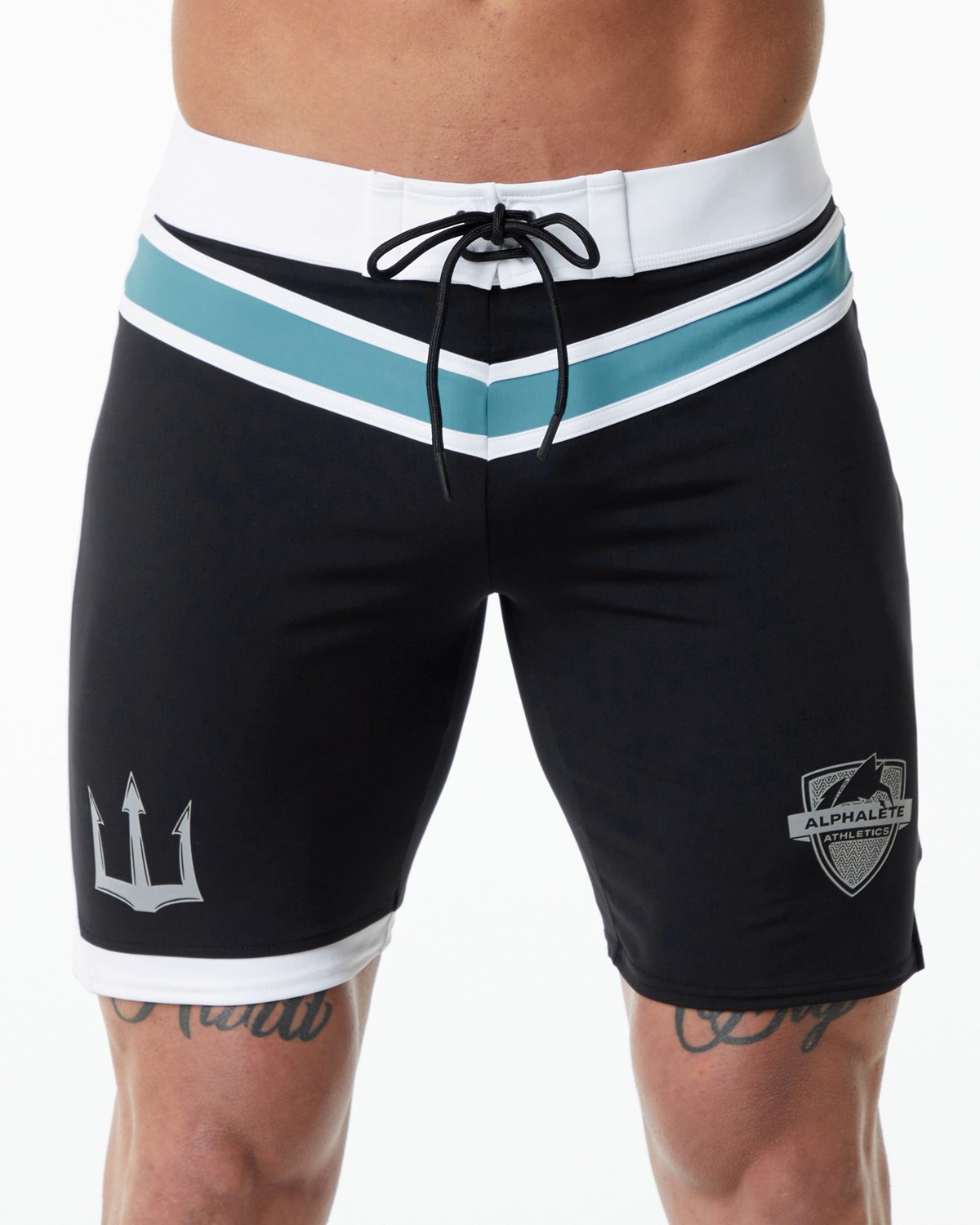 Black Alphalete Competition Board Short | YHMIZC974