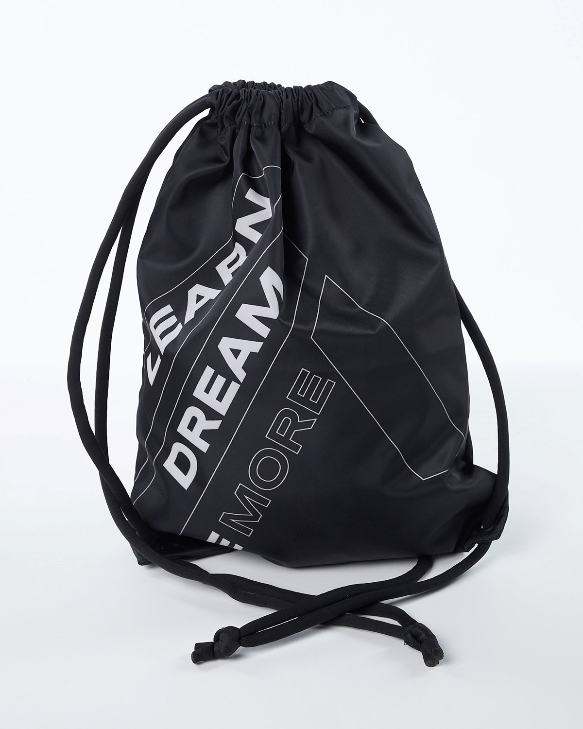 Black Alphalete Drawstring Bag | FXKCEI517