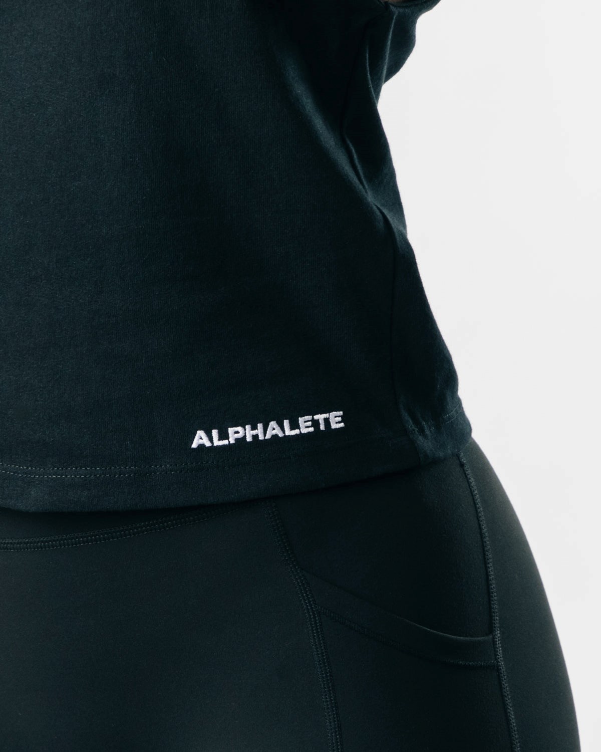 Black Alphalete Heavy Cotton Cutoff | NAQDSU680