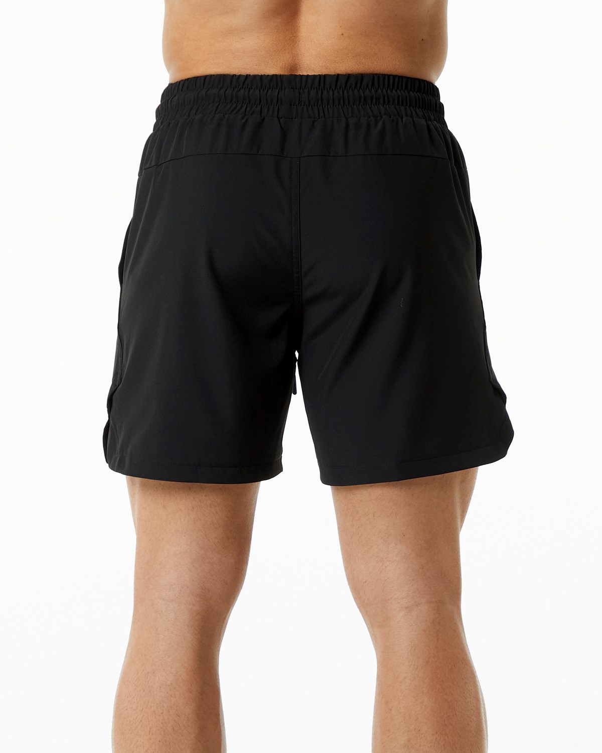 Black Alphalete Lined Swim Trunk | UTMGZD642