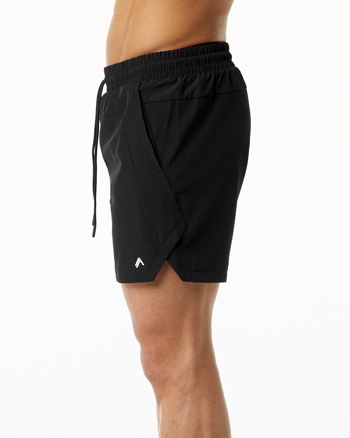 Black Alphalete Lined Swim Trunk | UTMGZD642