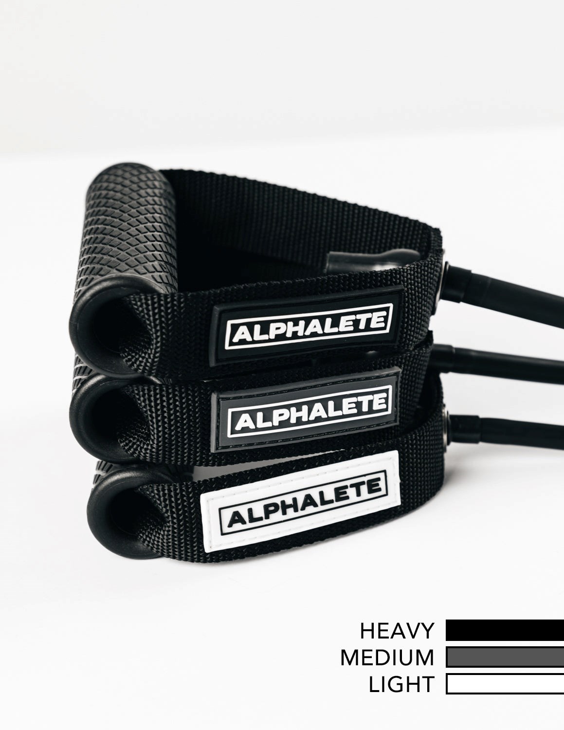 Black Alphalete Training X Alphalete Soft Touch Tube Band | BGLDQH450