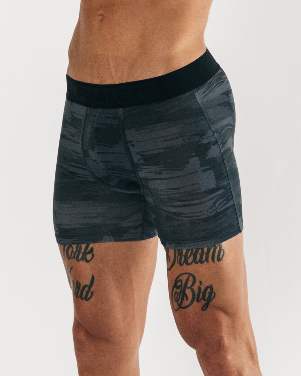 Black Camo Alphalete Breathable Modal Boxer Brief | NVQFSO013