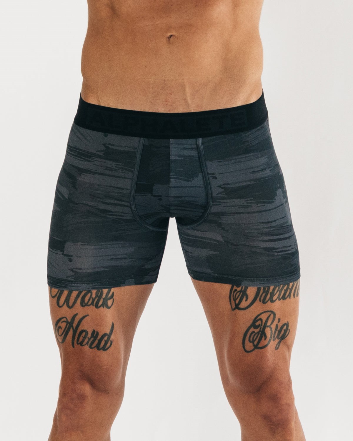 Black Camo Alphalete Breathable Modal Boxer Brief | NVQFSO013