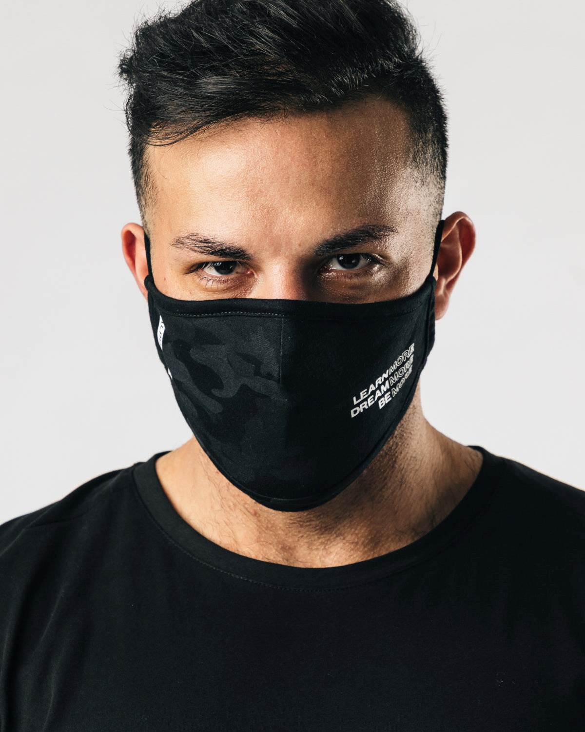 Black Camo Alphalete Reusable Face Mask | GFVTUM735