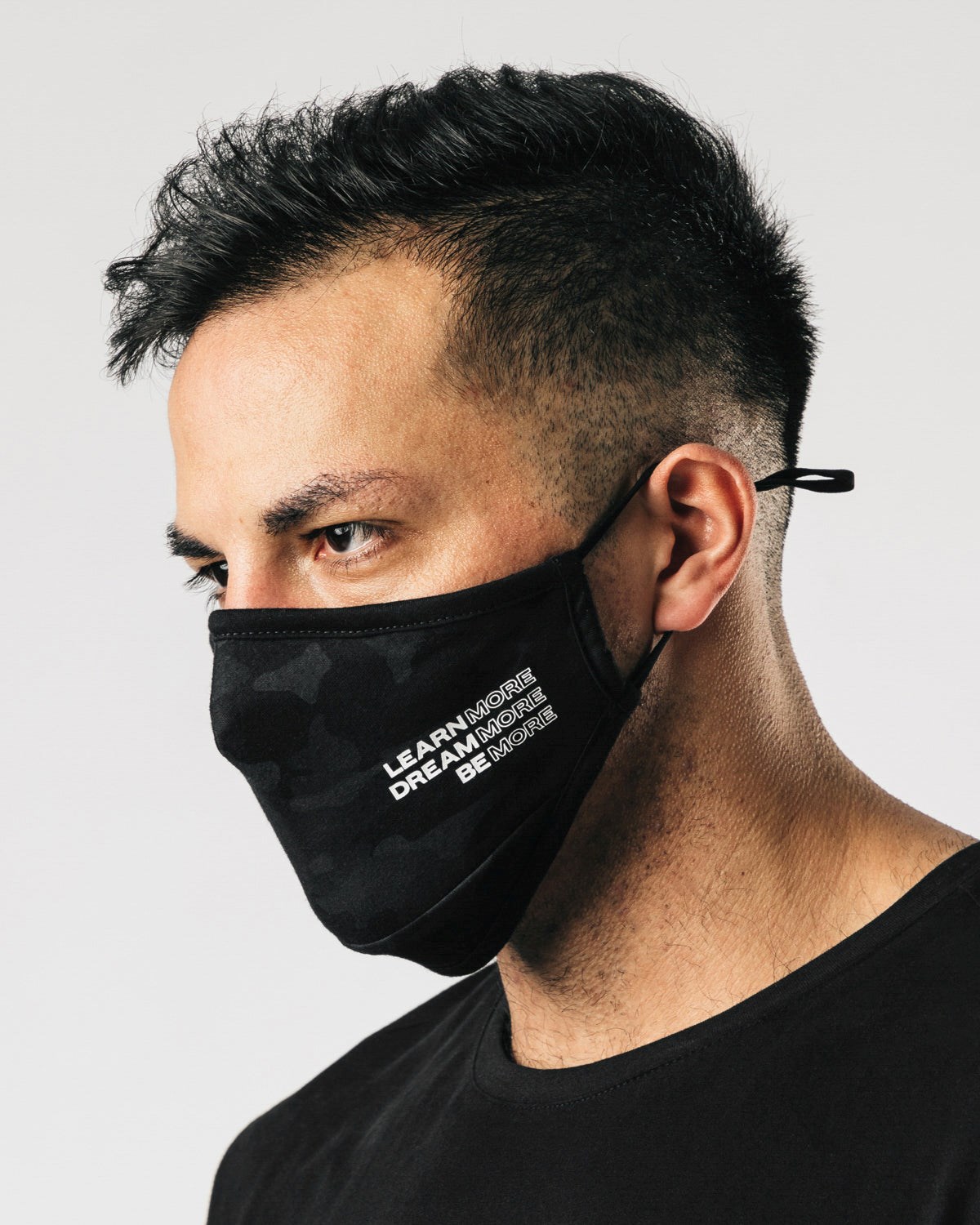 Black Camo (Single) Alphalete Reusable Face Mask | ACOYPM178