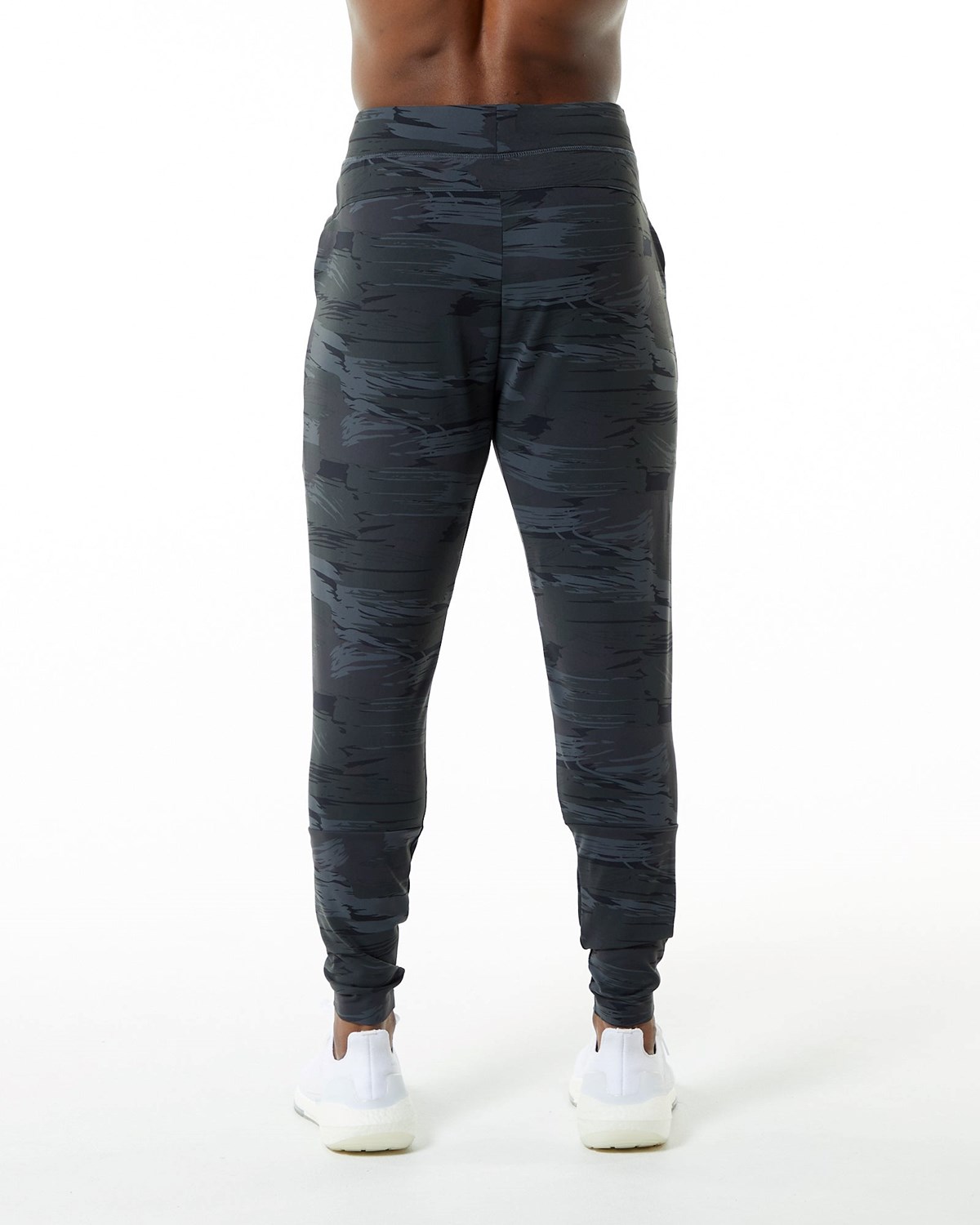 Black Canvas Camo Alphalete 4-Way Stretch Jogger | AGCZYU391