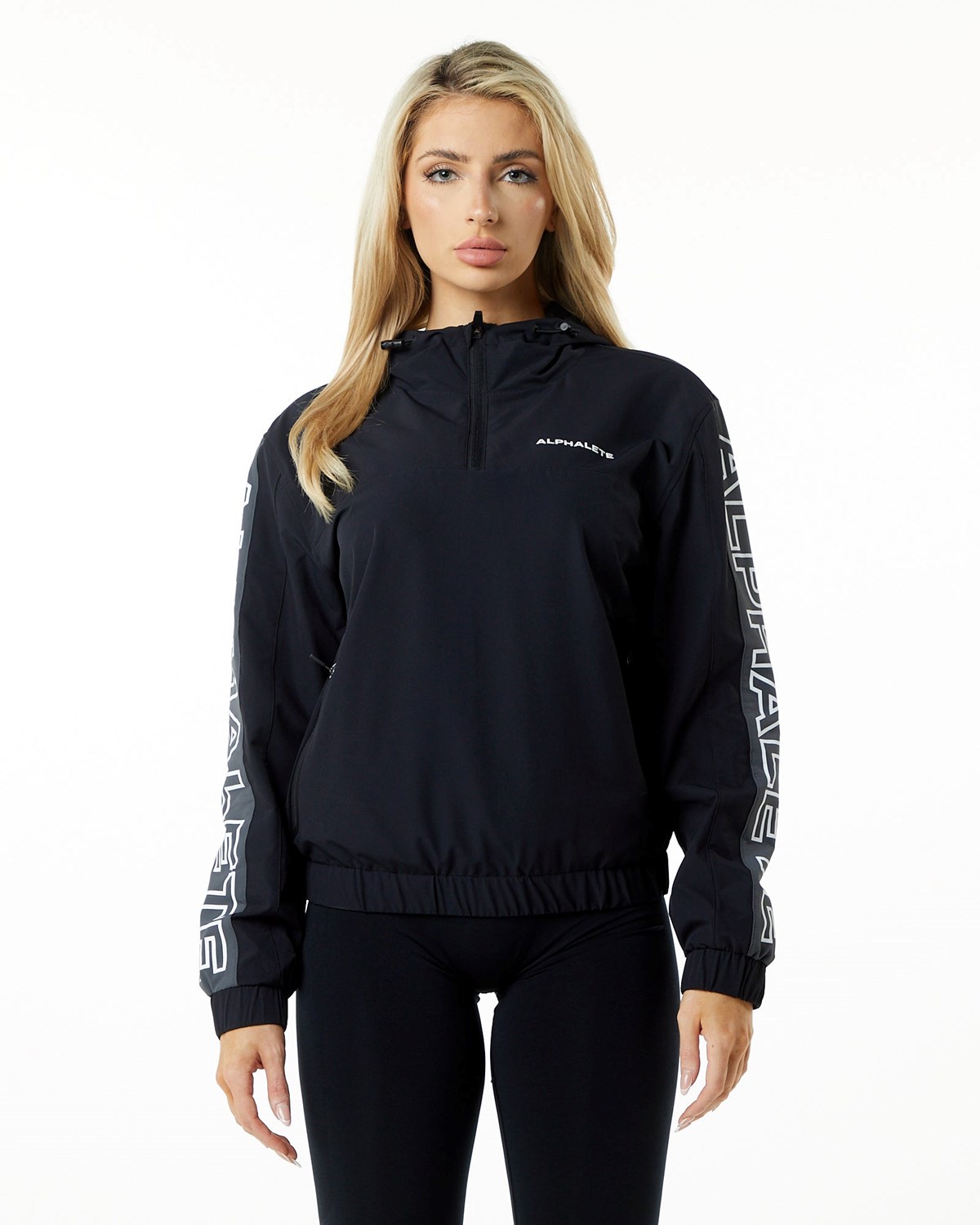 Black Matter Alphalete Woven Performance Jacket | QACXGU285