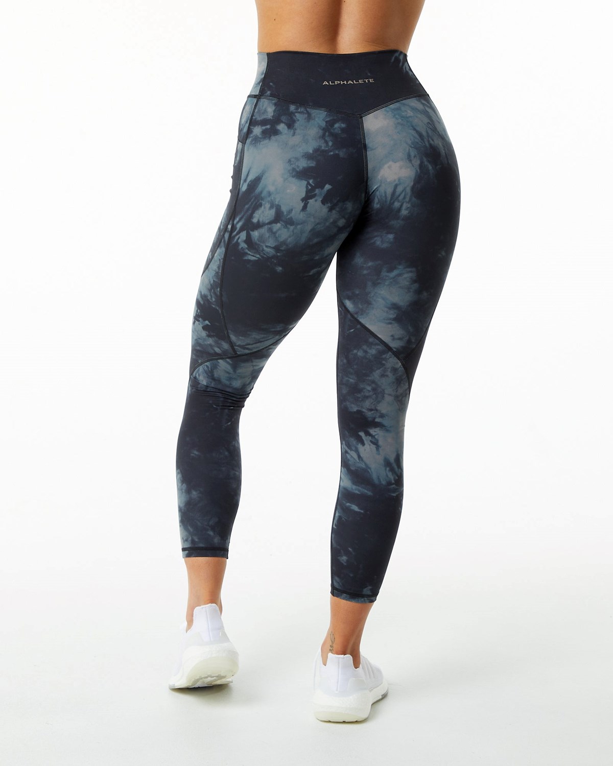 Black Oil Stain Alphalete All-Purpose Legging | CQDBAX240