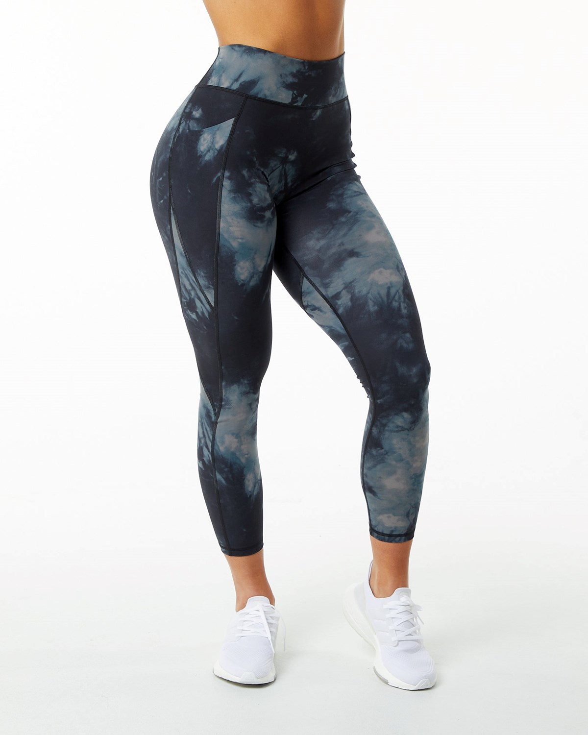 Black Oil Stain Alphalete All-Purpose Legging | CQDBAX240