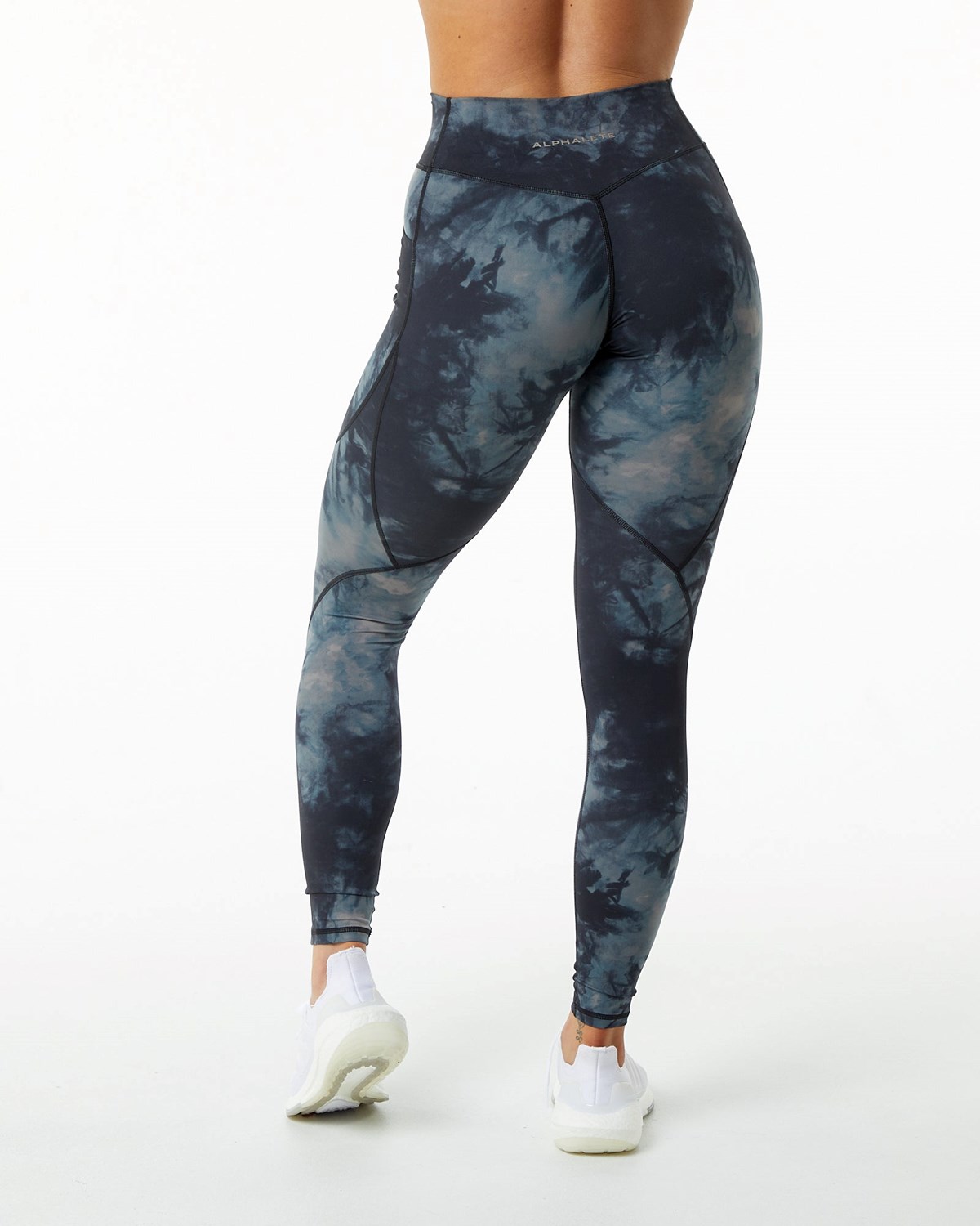 Black Oil Stain Alphalete All-Purpose Legging | GLIQYJ809