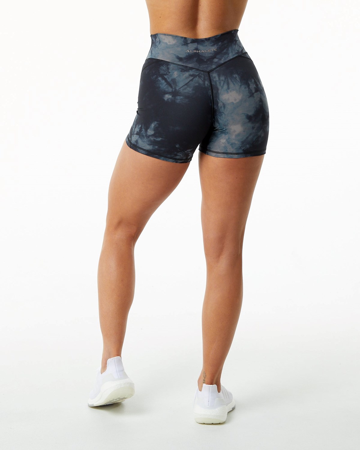 Black Oil Stain Alphalete All-Purpose Short | MHARIG724