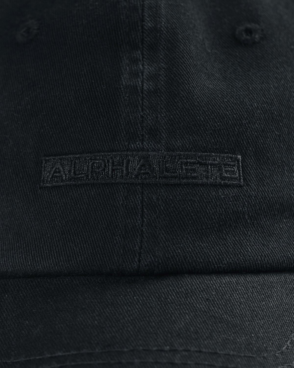 Blackout Alphalete Adjustable Cap | KCJIHX239