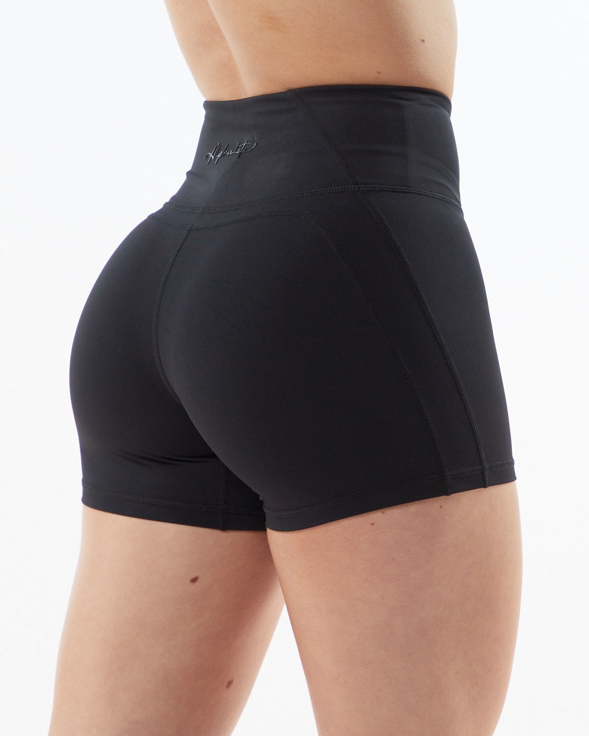 Blackout Alphalete High-Waisted Medium Compression 4\