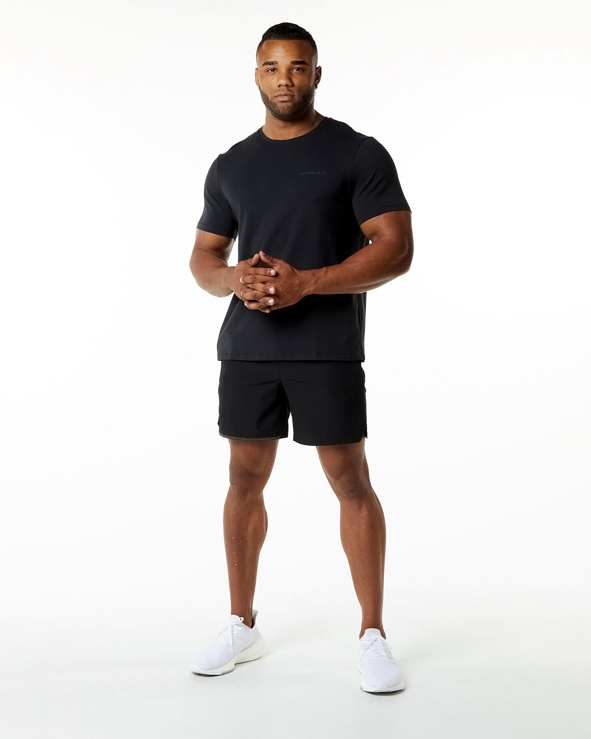 Blackout Alphalete Relaxed Fit Tee | ZNGAYQ925