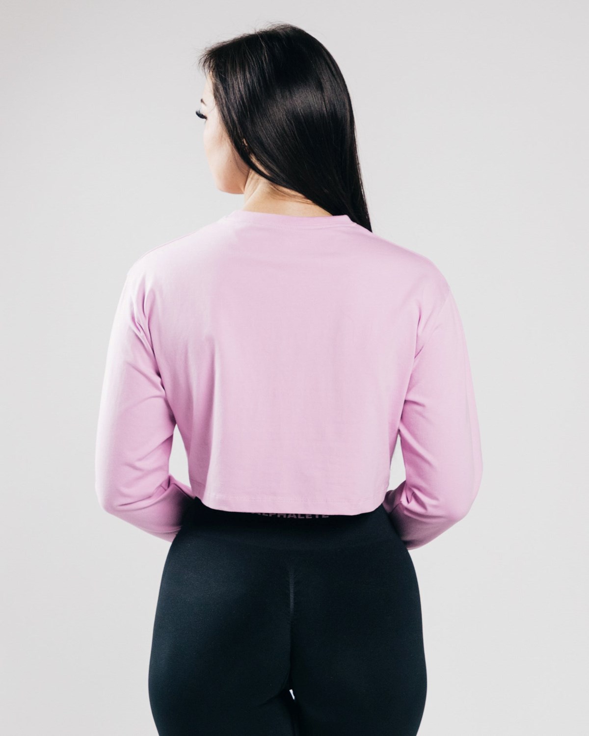 Bloom Alphalete Oversized Performance Long Sleeve Crop | UZTIPV937