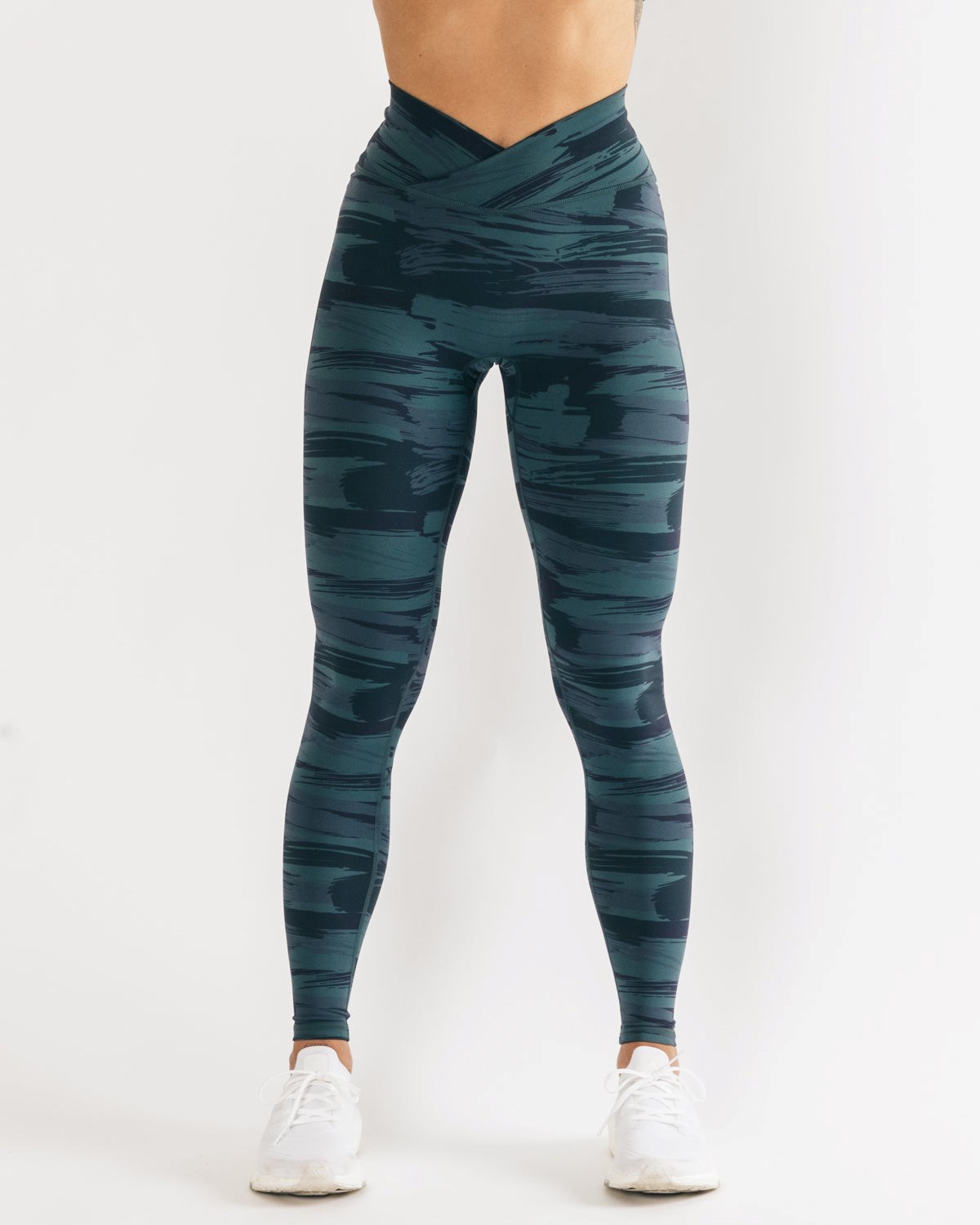 Blue Canvas Camo Alphalete All-Purpose Legging | IDAKQZ406