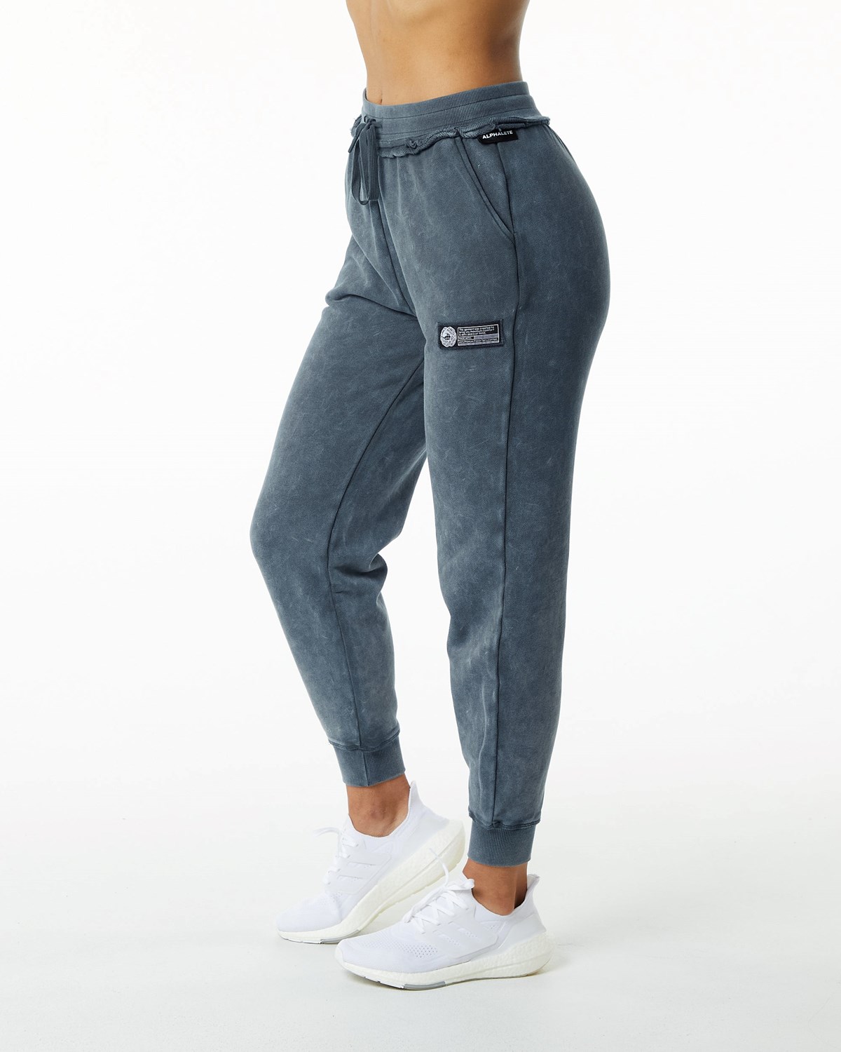 Blue Topaz Alphalete Heavyweight Washed Terry Jogger | MRUBGA631