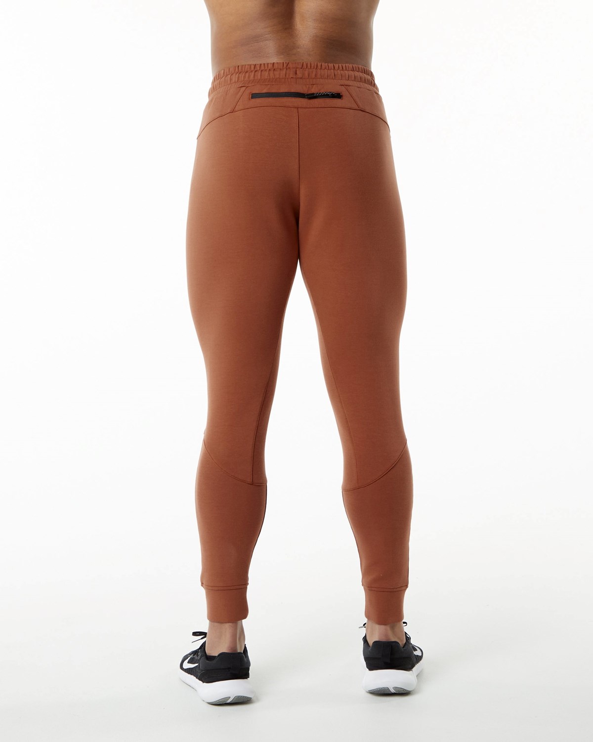 Brick Alphalete Interlock Knit Cuffed Jogger | CJVWFH804