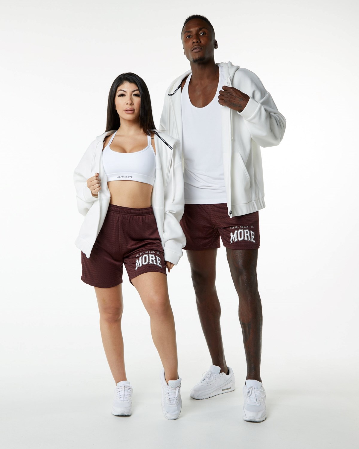 Burgundy Alphalete Luxury Lined 4-Way Stretch Mesh Short | OZQWMY304